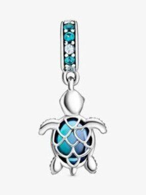 Pandora Murano Glass Sea Turtle Dangle Charm